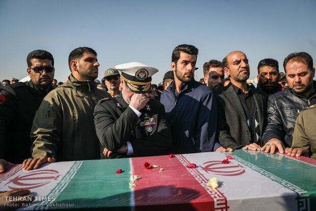 Funeral of an unidentified martyr in Navy’s town