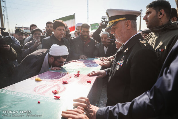 Funeral of an unidentified martyr in Navy’s town