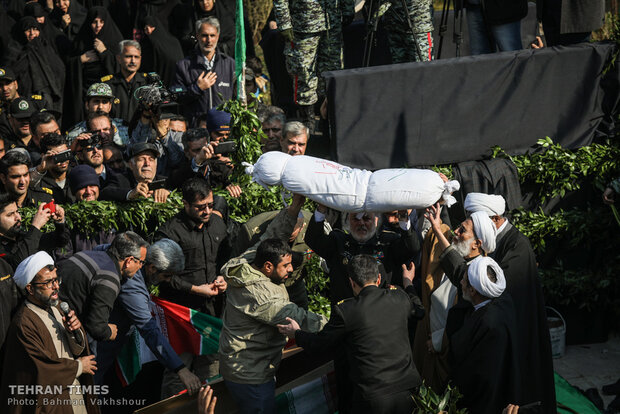 Funeral of an unidentified martyr in Navy’s town