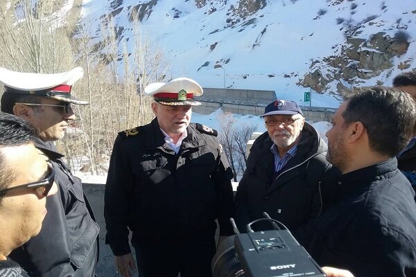 بازدید رئیس پلیس راهور ناجا از وضعیت ایمنی آزادراه تهران – شمال