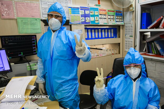 قم میں کامکار اسپتال کے اردگر جراثیم کشی کی مہم کا آغاز