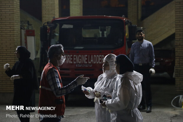 پویش مردمی همکاری با آتش نشانی برای ضد عفونی اماکن عمومی بندرعباس