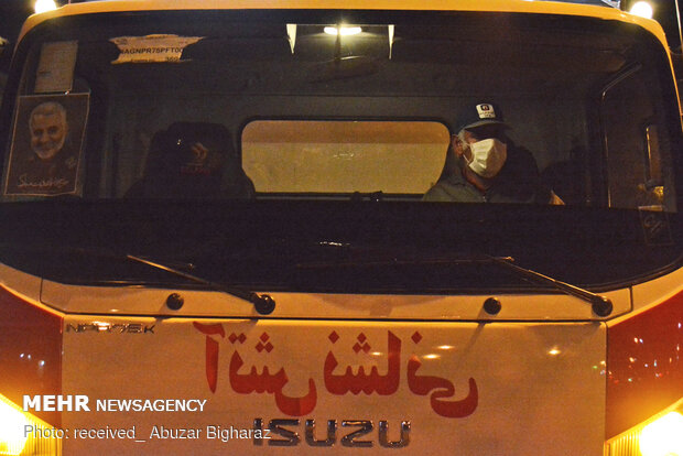 عملیات ضدعفونی معابر عمومی شهرستان لارستان