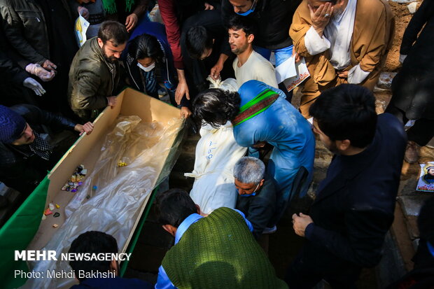 Funeral processions of 11 defenders of Holy Shrine