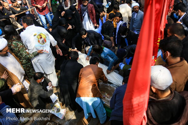 Funeral processions of 11 defenders of Holy Shrine