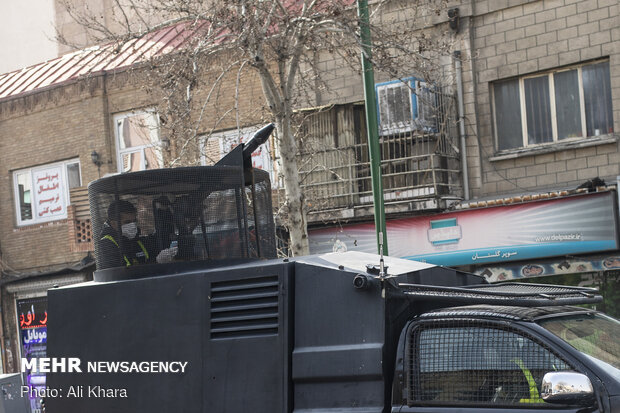 Police special forces are suppressing ‘COVID-19’ in Tehran