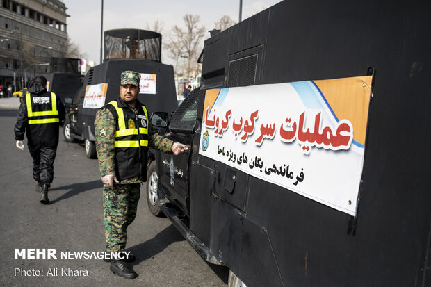 Police special forces are suppressing ‘COVID-19’ in Tehran