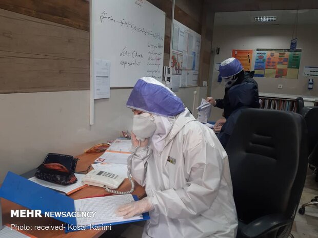 Special ward of ‘coronavirus patients’ in Razi Hospital of Ahvaz