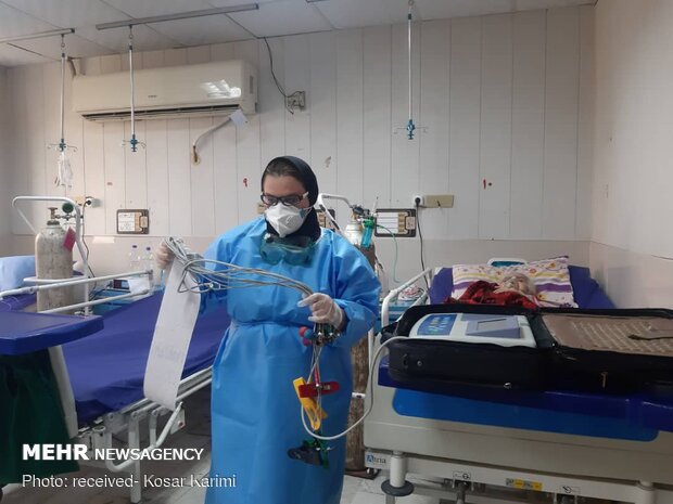 Special ward of ‘coronavirus patients’ in Razi Hospital of Ahvaz