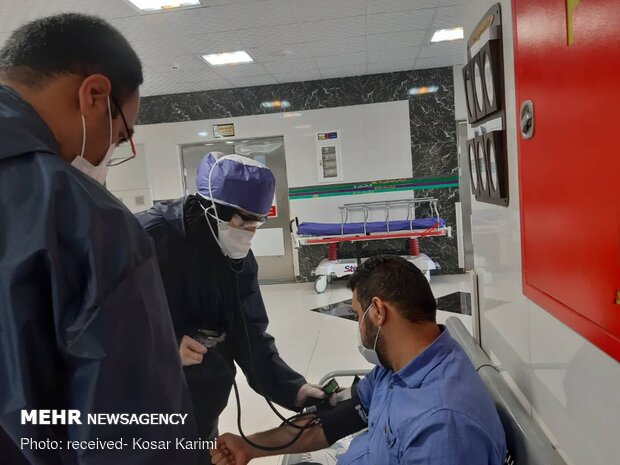 Special ward of ‘coronavirus patients’ in Razi Hospital of Ahvaz