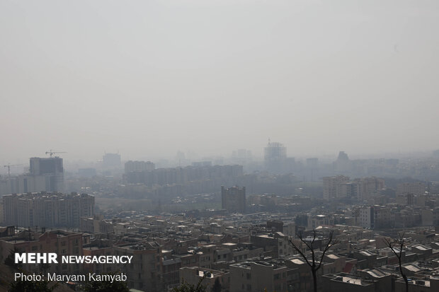 Tehran in smog