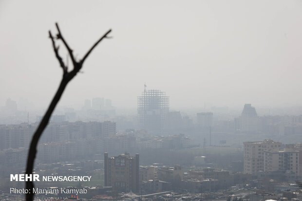 Tehran in smog