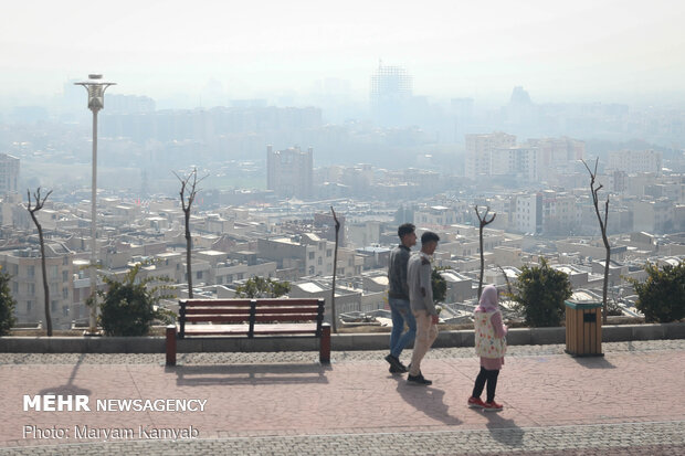 Tehran in smog