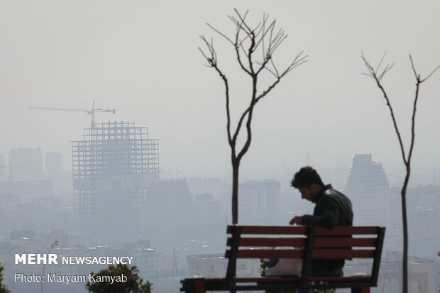 Tehran in smog