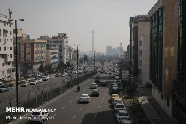 Tehran in smog