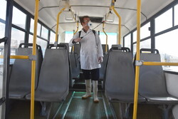 تجهیز ۵۰۰۰ اتوبوس به افشانه‌های ضد عفونی کننده