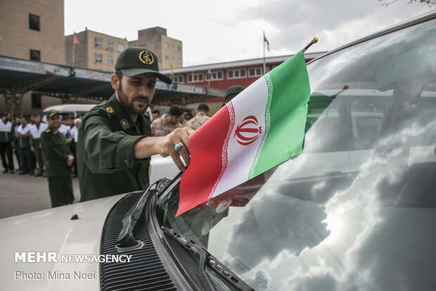 رزمایش بسیجیان تبریز برای مهار کرونا