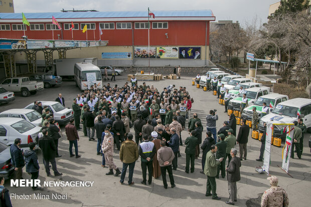 رزمایش بسیجیان تبریز برای مهار کرونا