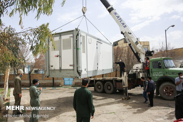IRGC establishes field hospital in Qom 