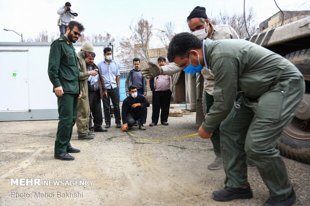 IRGC establishes field hospital in Qom  