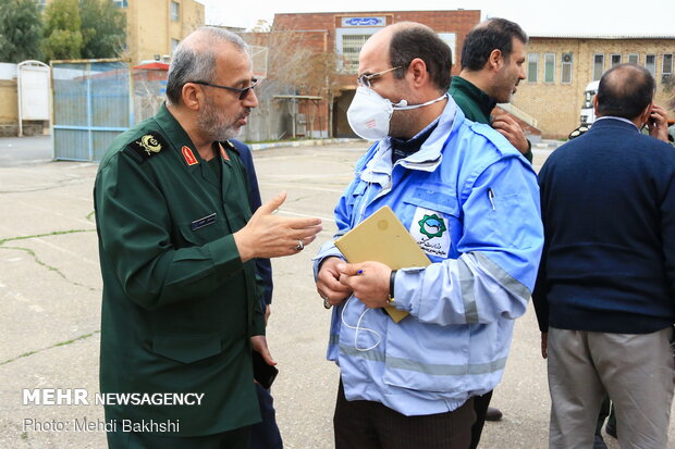 IRGC establishes field hospital in Qom 