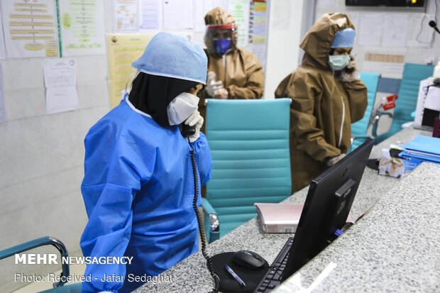 بخش کرونای مرکز آموزش درمانی امام رضا(ع) لارستان