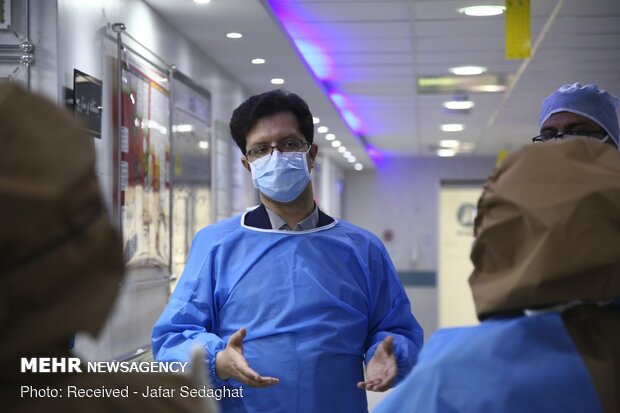 بخش کرونای مرکز آموزش درمانی امام رضا(ع) لارستان