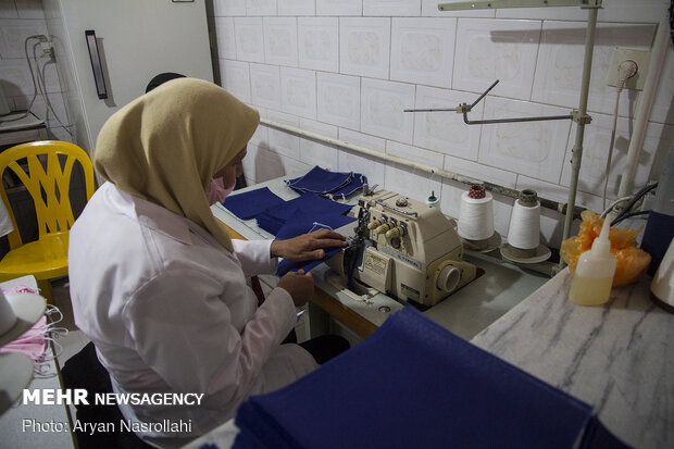 کارگاه مردمی تهیه و تولید ماسک