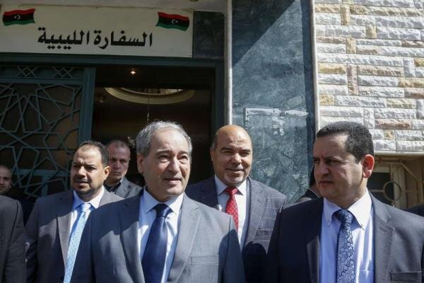 بازگشایی سفارت دولت لیبی در پایتخت سوریه