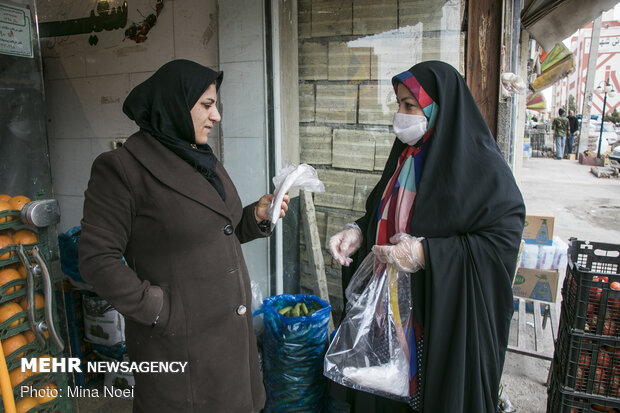 کارگاه تولید ماسک در مسجد