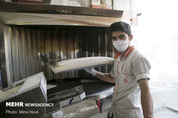 کارگاه تولید ماسک در مسجد