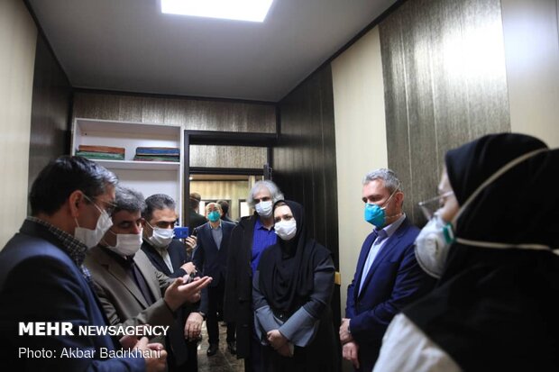 WHO representatives pay visit to Masih Daneshvari Hospital 