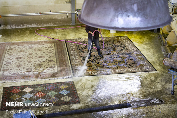 Carpet cleaning workshops on eve of Nowruz
