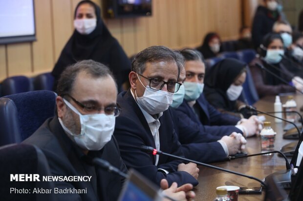 Meeting of Coronavirus Combat and Prevention Headquarters, WHO officials