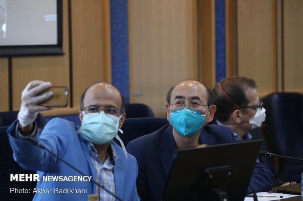 Meeting of Coronavirus Combat and Prevention Headquarters, WHO officials