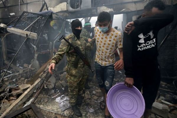 آتش سوزی در اردوگاه پناهجویان در نوار غزه/۱۰ تن کشته شدند