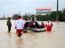 امدادرسانی به بیش از ۱۸۰۰ نفر در حوادث جوی پنج روز گذشته