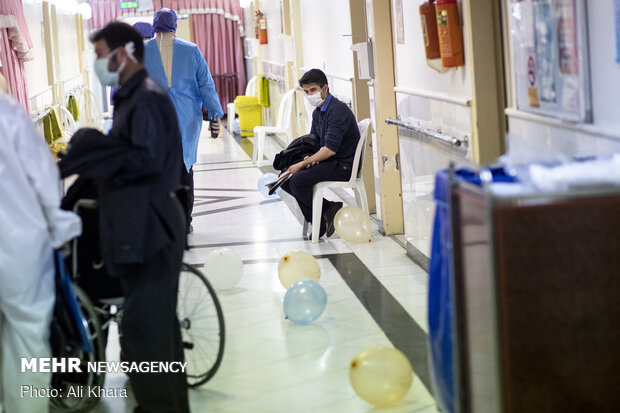 Celebrating National Fathers’ Day in Baghiyyatollah Hospital
