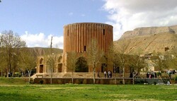 A view of Qasr-e Khorshid in northeast Iran