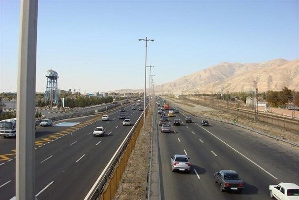 ترافیک عادی و روان در محورهای مواصلاتی استان تهران 