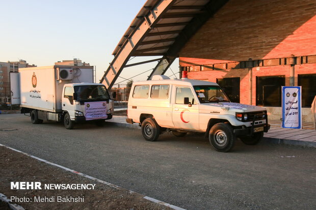 Army's mobile hospital in Qom