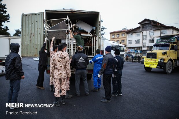 IRGC Navy establishes portable hospital in Gilan