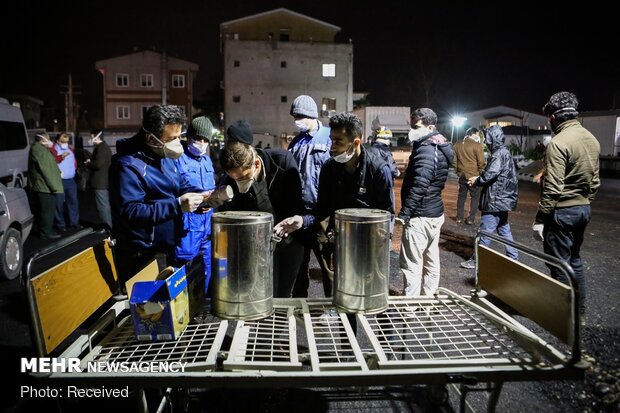 IRGC Navy establishes portable hospital in Gilan