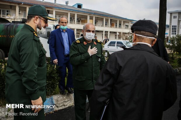 IRGC Navy establishes portable hospital in Gilan