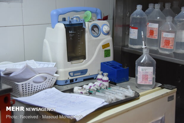 Special ward of coronavirus patients in Semnan’s Kosar hospital
