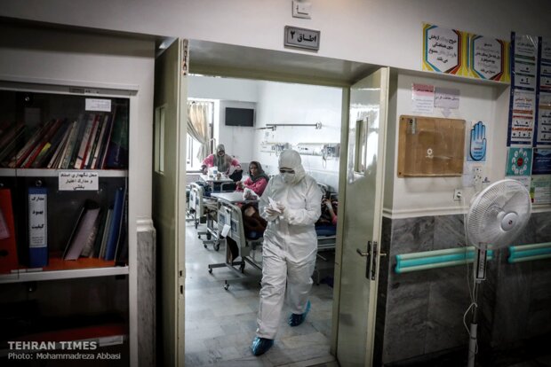 Inside a Tehran hospital treating coronavirus patients