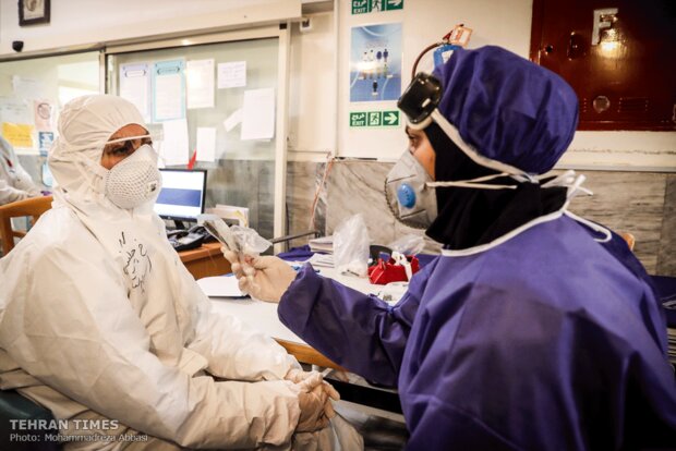 Inside a Tehran hospital treating coronavirus patients