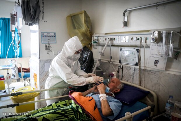 Inside a Tehran hospital treating coronavirus patients