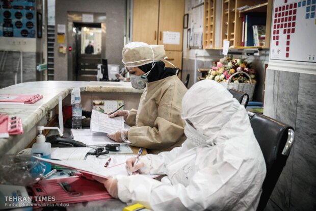 Inside a Tehran hospital treating coronavirus patients