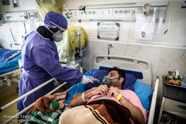Inside a Tehran hospital treating coronavirus patients